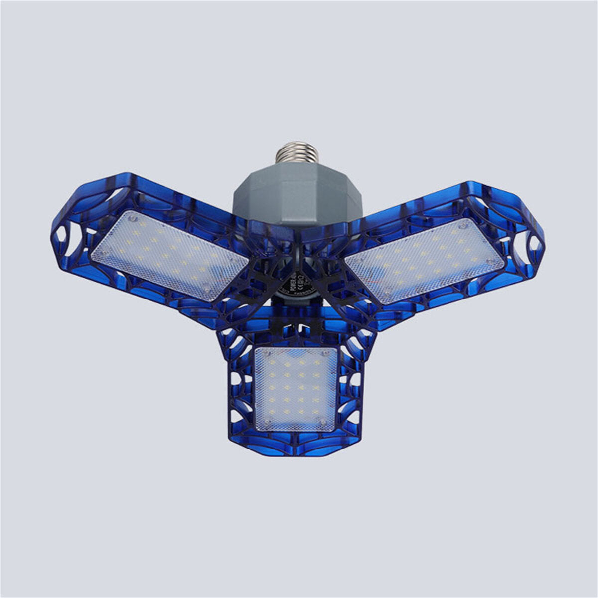 E27 60W Deformable LED Garage Light Foldable Ceiling Lighting High Bay Light Lamp AC85-265V