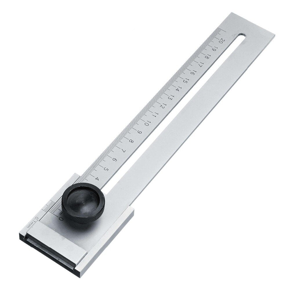Carbon Steel Marking Gauge, 0-200/250/300mm, 0.1mm Resolution, 40mm Wide, Durable Tool for Woodworking & Engineering