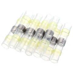 250PCS Solder Seal Wire Connectors Waterproof Heat Shrink Butt Connectors Solder Ring