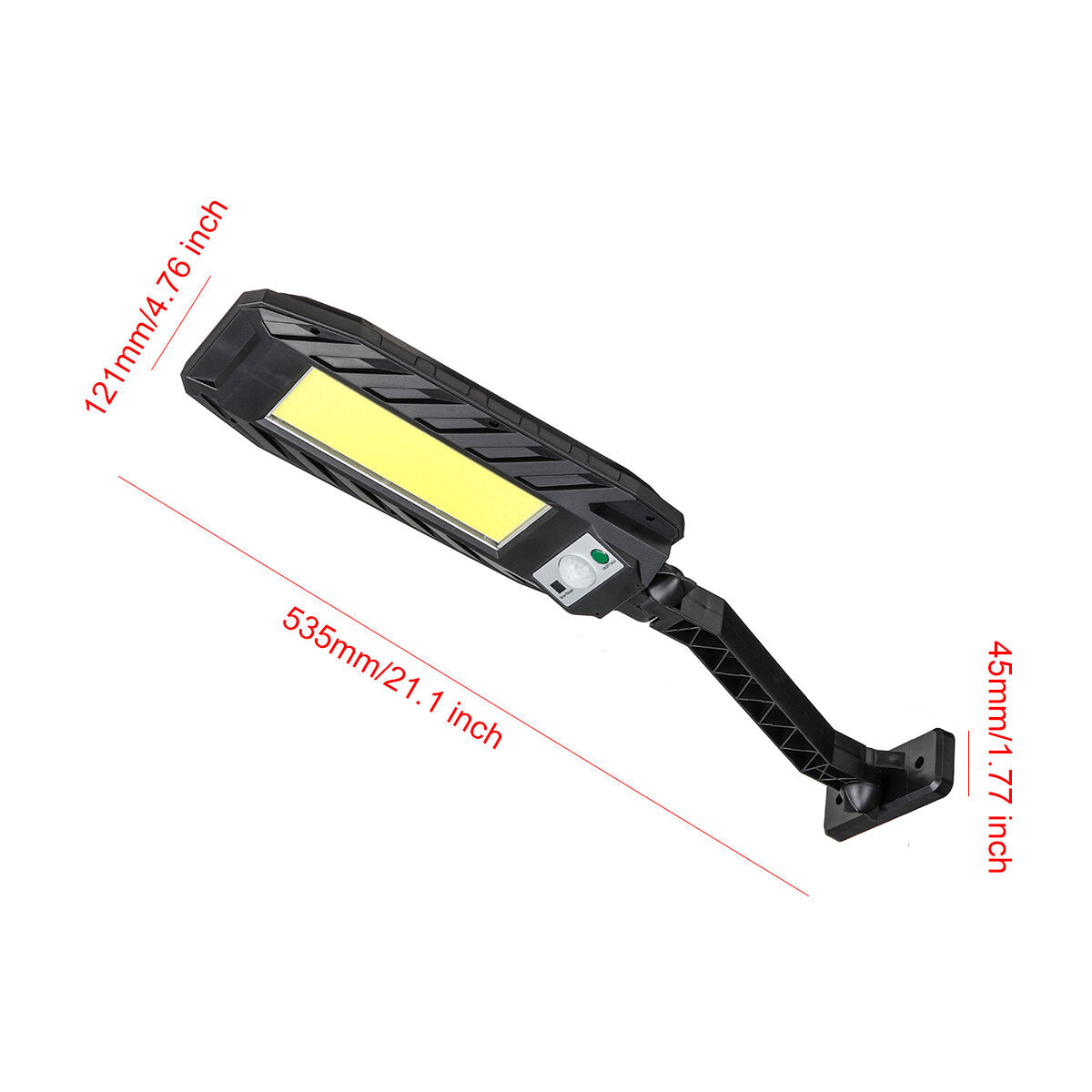 60LED/120COB/180COB Solar Motion Sensor Wall Light Lamp with Remote Control Waterproof Wall Lamp for Garden Courtyard Outdoor