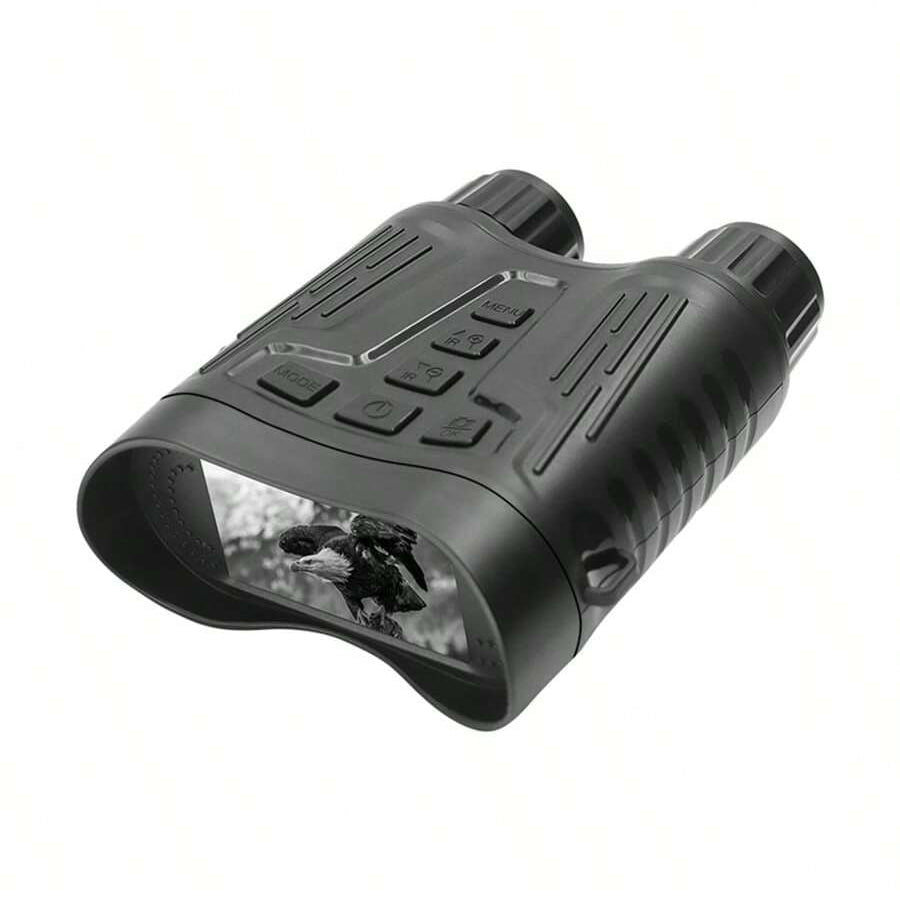 Dual Camera Night Vision Device with 3.2" HD Screen, 1080P Video, Infrared Light, Rechargeable Battery, and TF Card Support