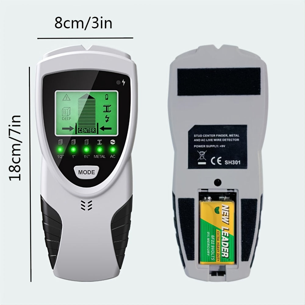 5 In 1 Multifunctional Electric Wall Stud Center Finder Detector