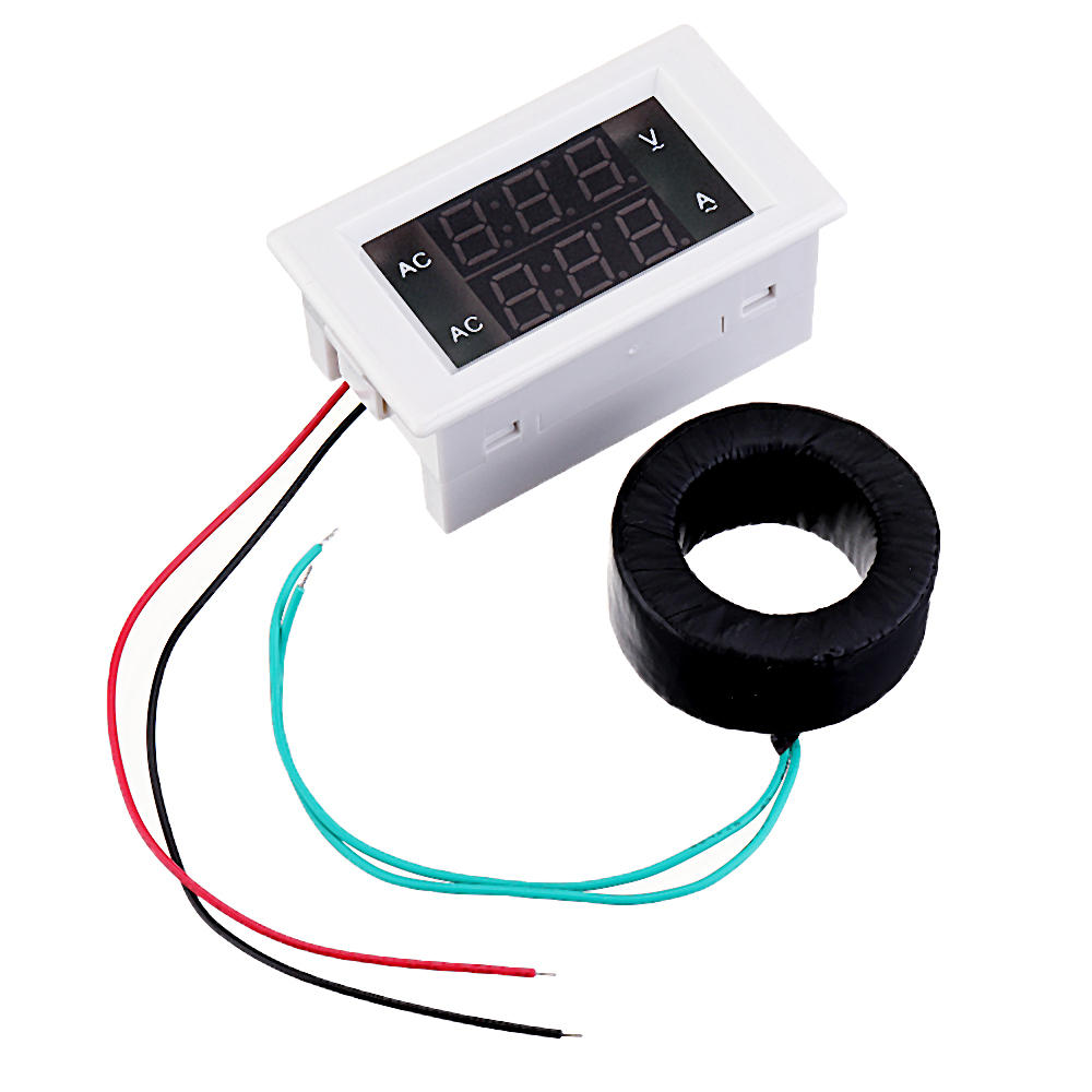 AC220V/500V 10-500A Three-phase Digital Display Voltmeter Ammeter LED Dual Display Meter