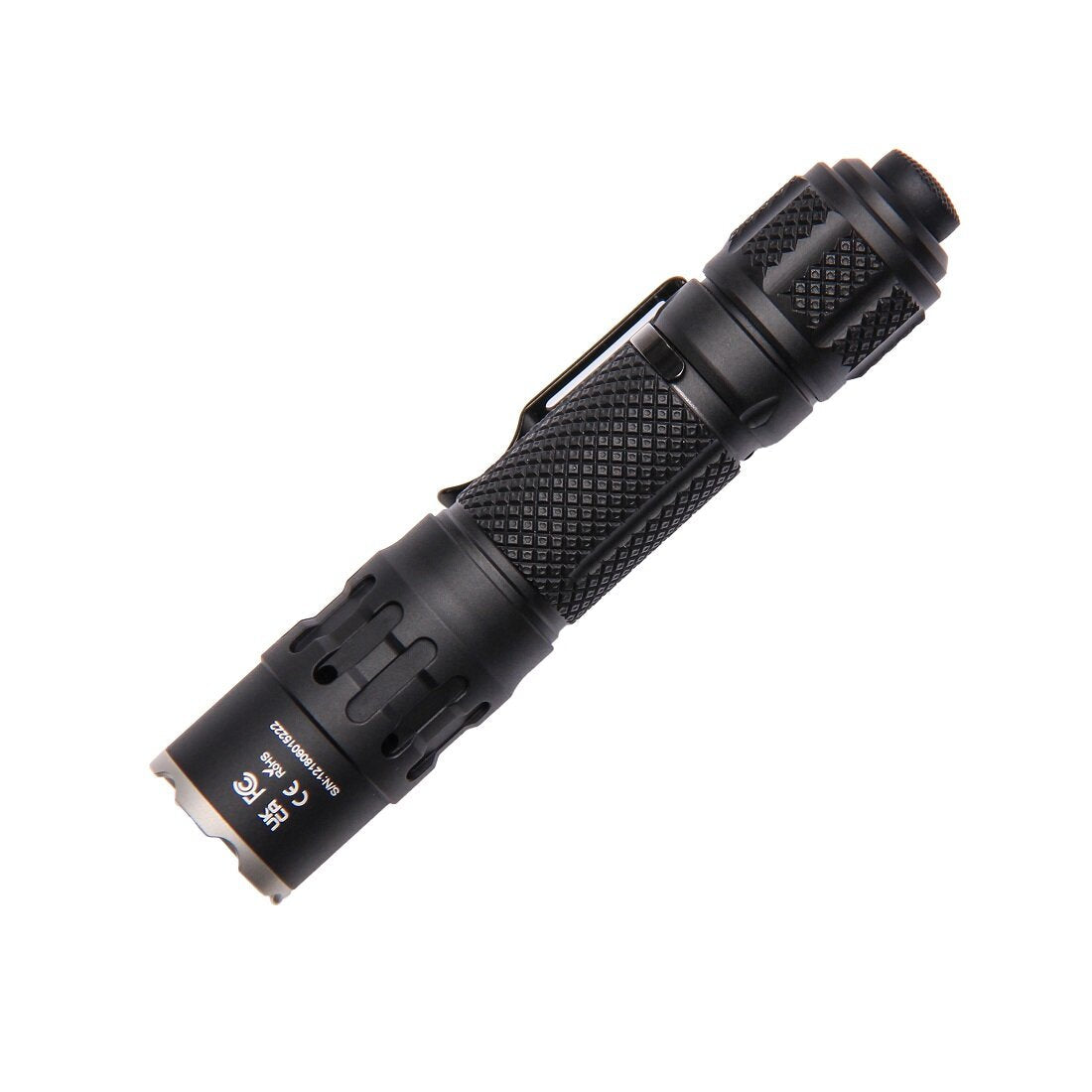 1730LM Compact EDC Tactical Flashlight Come with 18650 Battery Mini LED Torch For Outdoor Hunting Shooting Camping Fishing