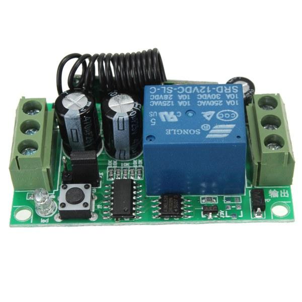 3Pcs Geekcreit DC 12V 10A Relay 1CH Channel Wireless RF Remote Control Switch