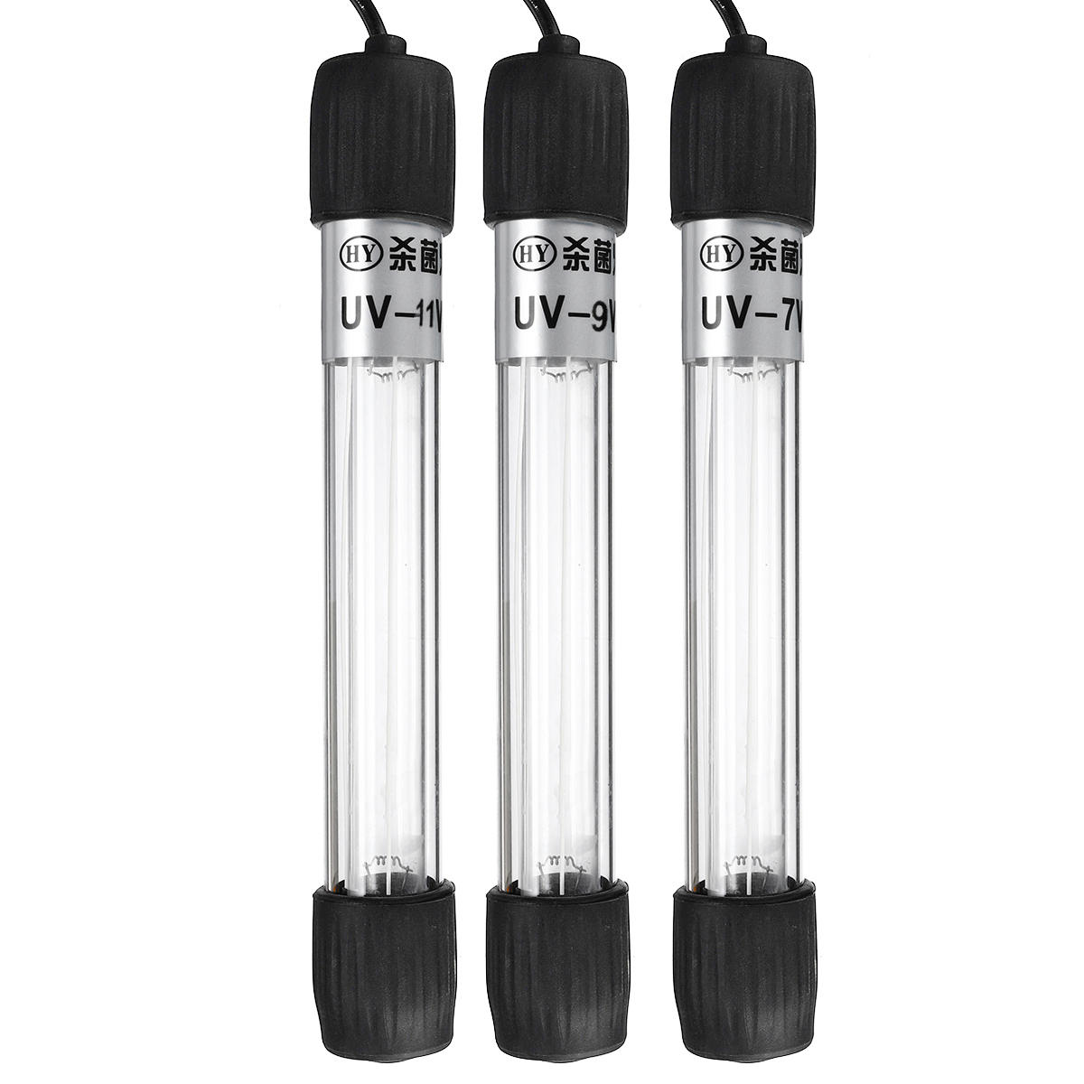 7W/9W/11W Submersible Lamp Aquarium Tank Fish UV Light Sterilizer Water Clean