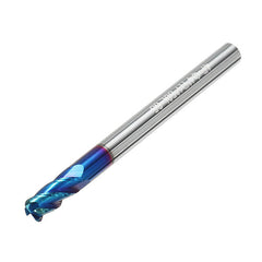 4 Flutes Ball Nose Milling Cutter Tungsten Carbide NACO Coated 2R0.2-8R2.0 HRC65 End Mill End Mill