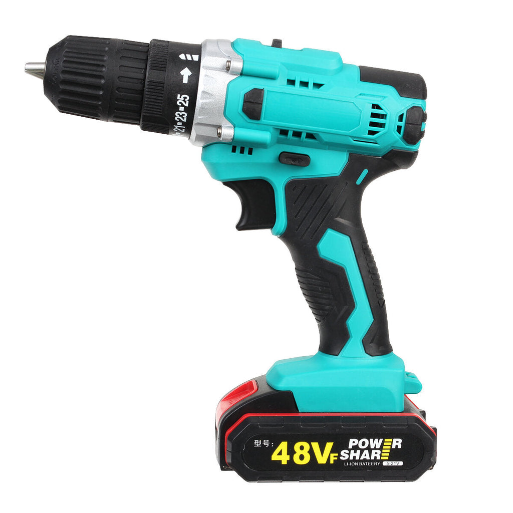 48vf 3 In 1 Multifunctional Cordless Drill Electric Torque Wrench Screwdriver Drill 3/8-Inch Chuck
