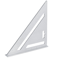7/12" Aluminum Alloy Angle Square Triangle Ruler Roofing Carpenter Wood Working Tool