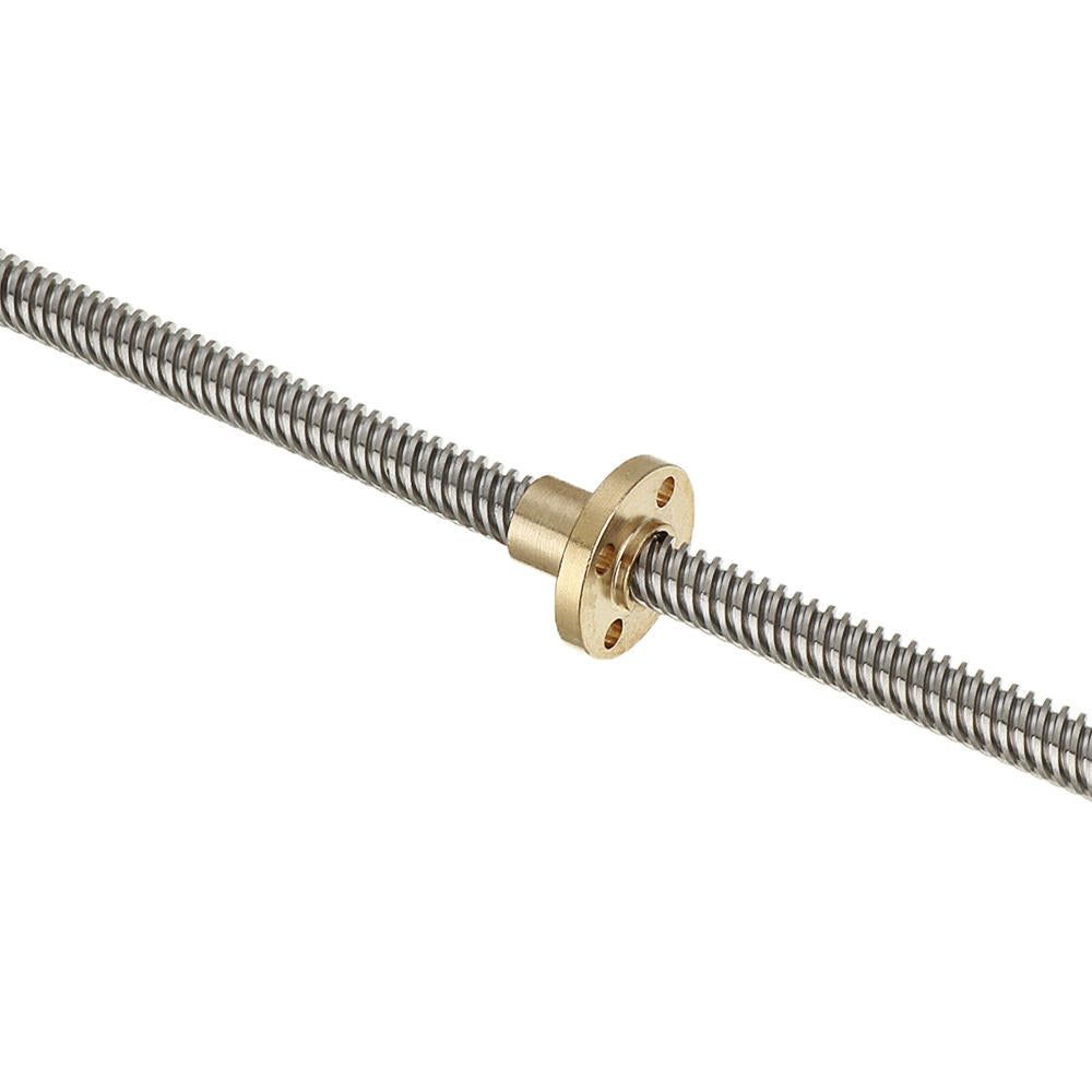200/300/400mm T8 Lead Screw with Shaft Coupling and KFL Pillow Block Flange Ball Bearing Mounting Support Set