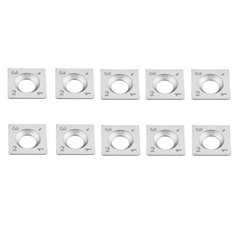 10pcs Wood Carbide Insert Cutters For Wood Turning Tool Woodworking Lathe Tool