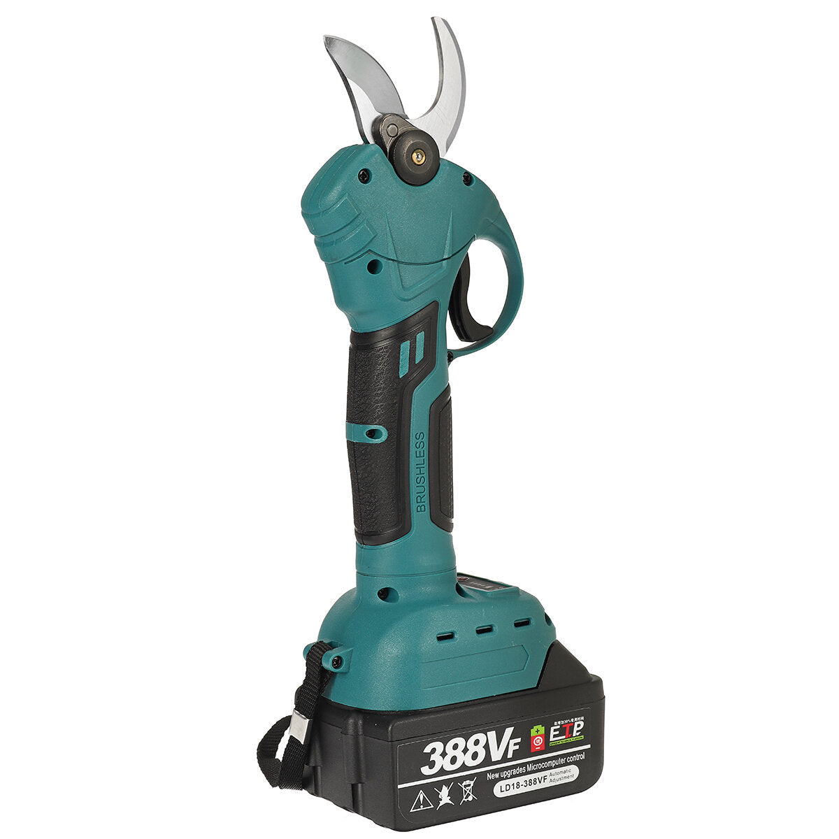 21V Cordless Electric Scissors Pruning Shears Tree Branch Pruner Garden Tools