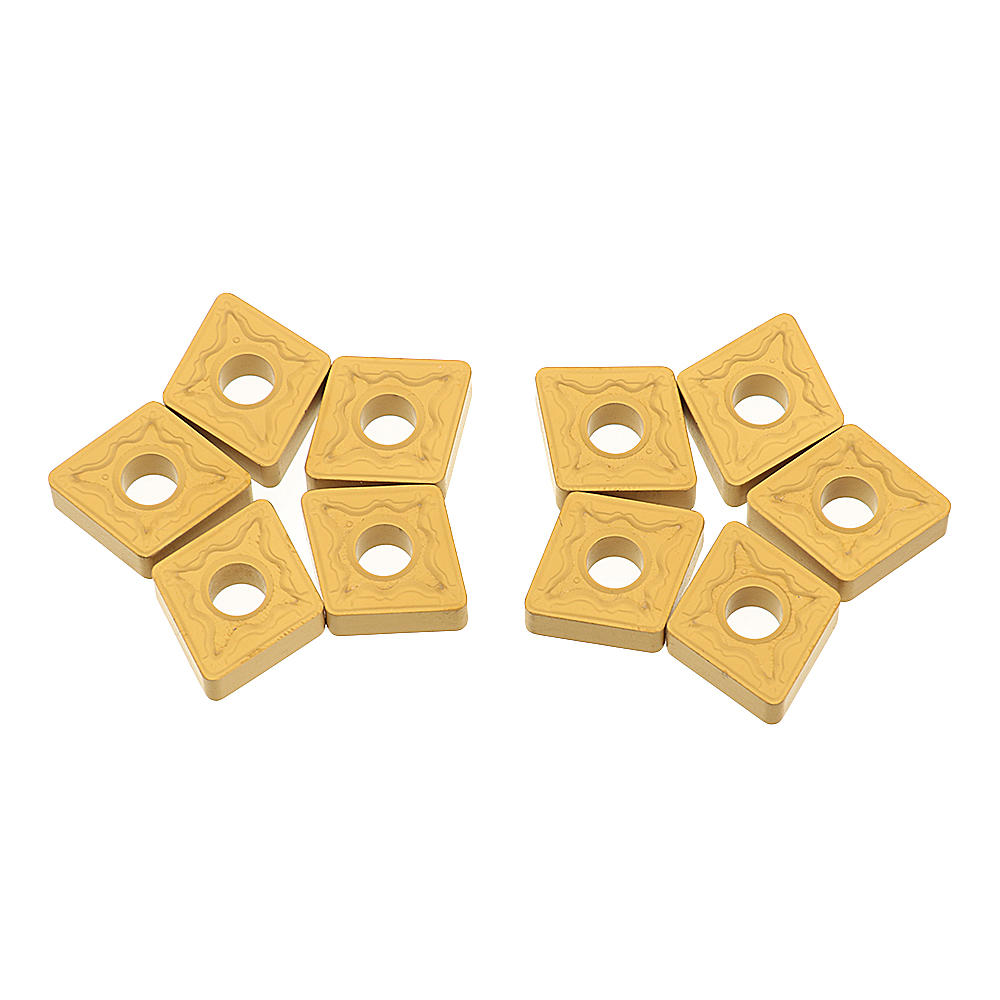 10pcs HM CVD External Turning Tool Carbide Insert Cutting Tool for DCLNR/L