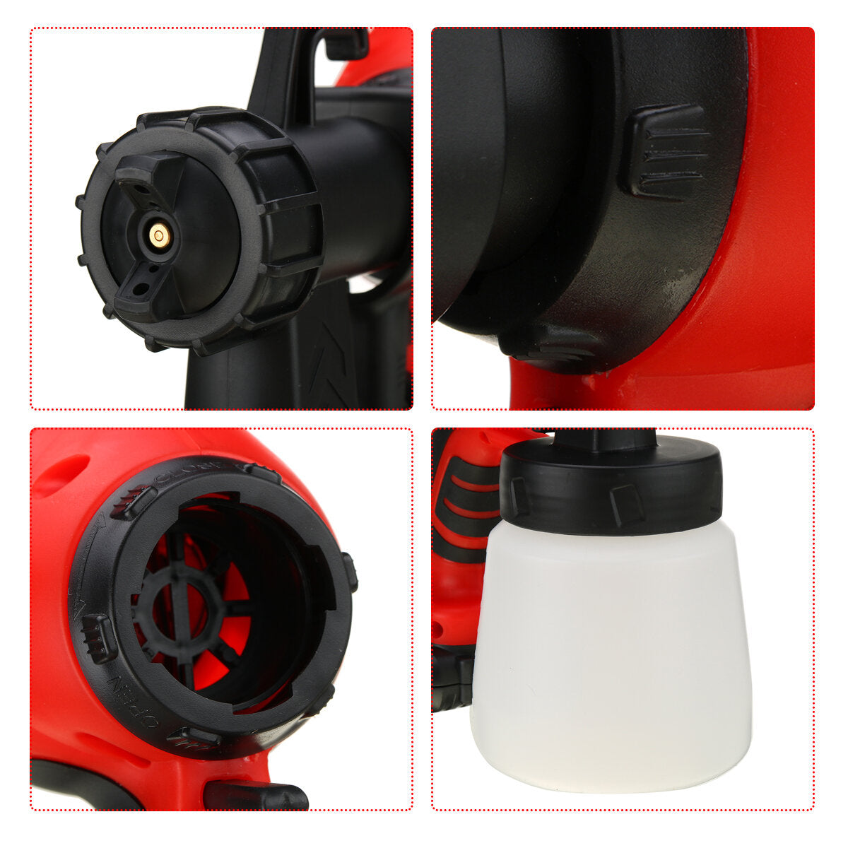 2000mAh Portable Electric Paint Sprayer Wireless Handheld Spray Guns Home Indoor Fence Painting Tool