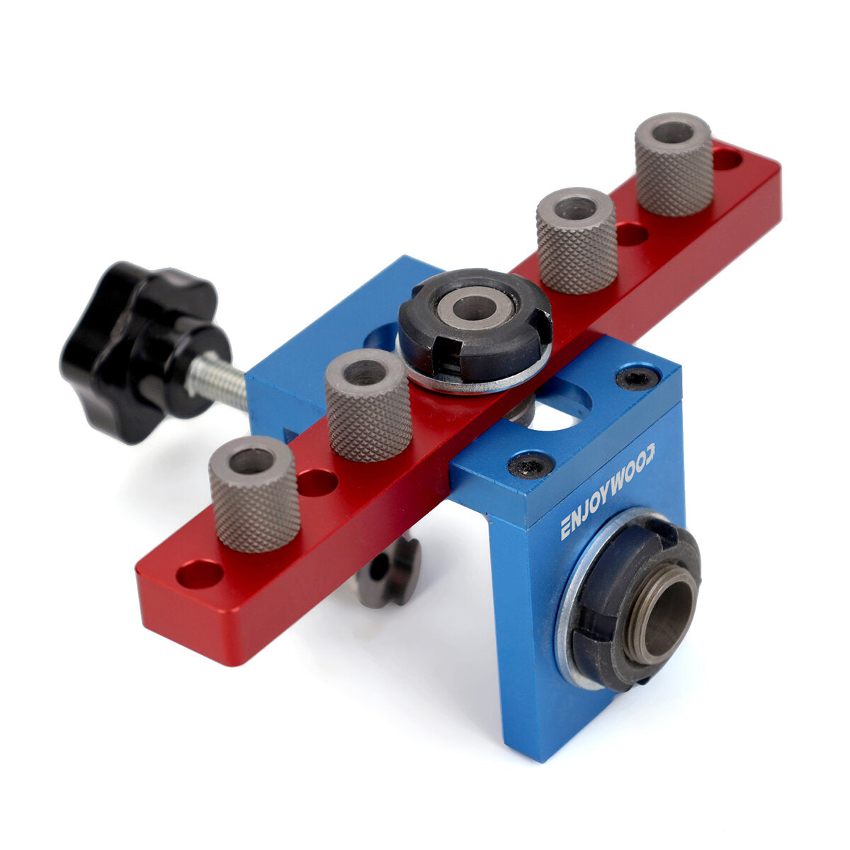 3-in-1 Hole Puncher for Woodworking, Adjustable Clamping, Fast Positioning, Precise Scaling, Versatile DIY Tool
