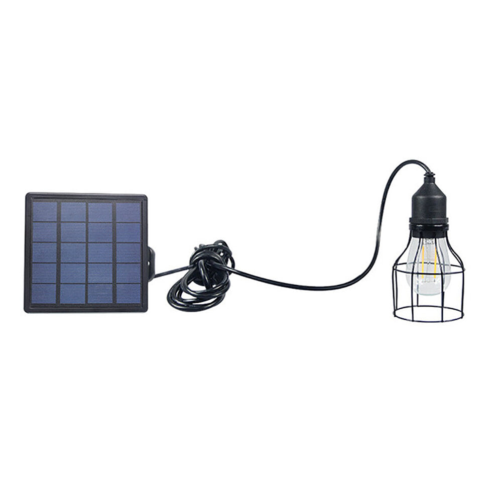 LED Solar Light With 3m Extension Cord  Wrought Iron Retro Light Suitable For Courtyard/Garden/Corridor