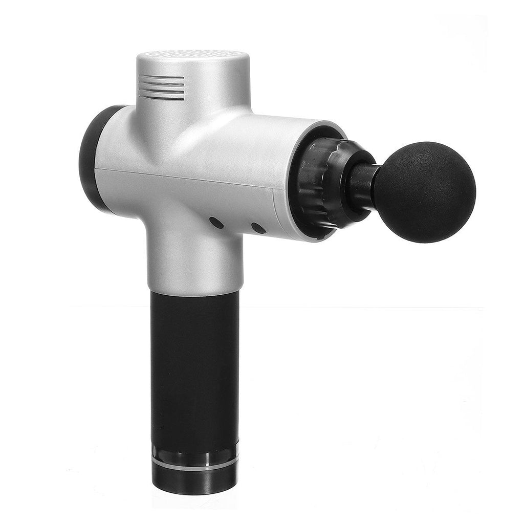 DC 24V 6 Heads Electric Percussion Massager 2600mAh 20 Speed LCD Touch Screen Low Noise Muscle Vibration Therapy Device