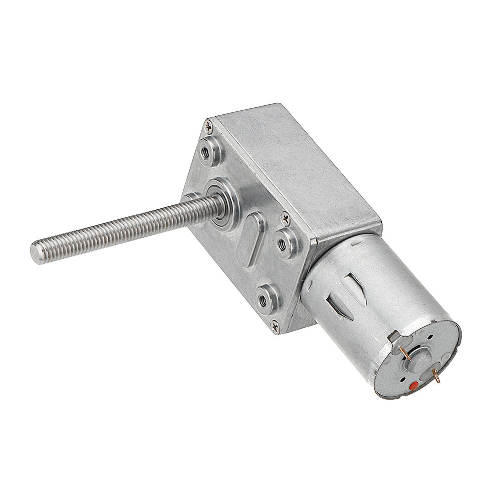50mm-M6 Screw Worm Gear Motor DC 12V 18/23RPM Self-locking Reduction Gear Motor