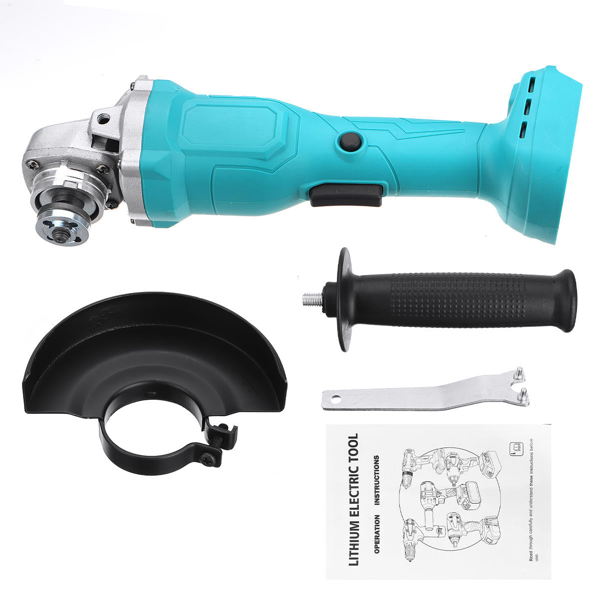 800W 100mm Cordless Brushless Angle Grinder For Makita 18V Battery Electric Grinding Machine