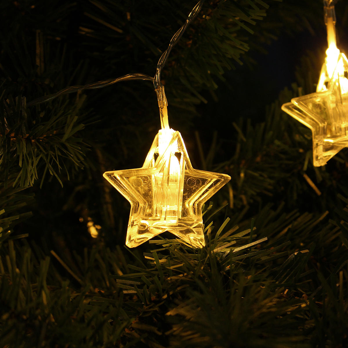 1.5M 10 LED Hanging Fairy String Light Photo Peg Clips Wedding Party Decor Warm White Colorful Lamp