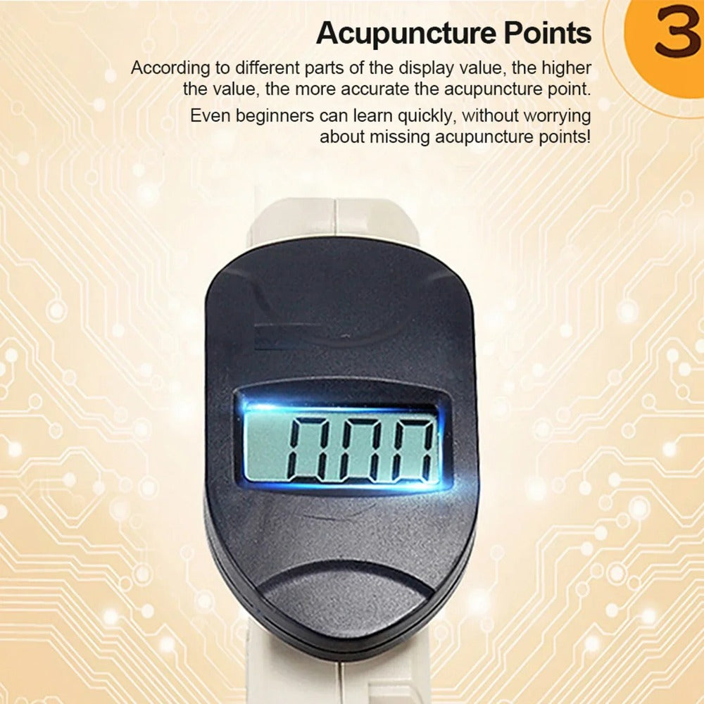 Digital Electronic Acupuncture Pen - Portable, Rechargeable, Adjustable Sensitivity, Audio Tips, Easy to Use, 1pc
