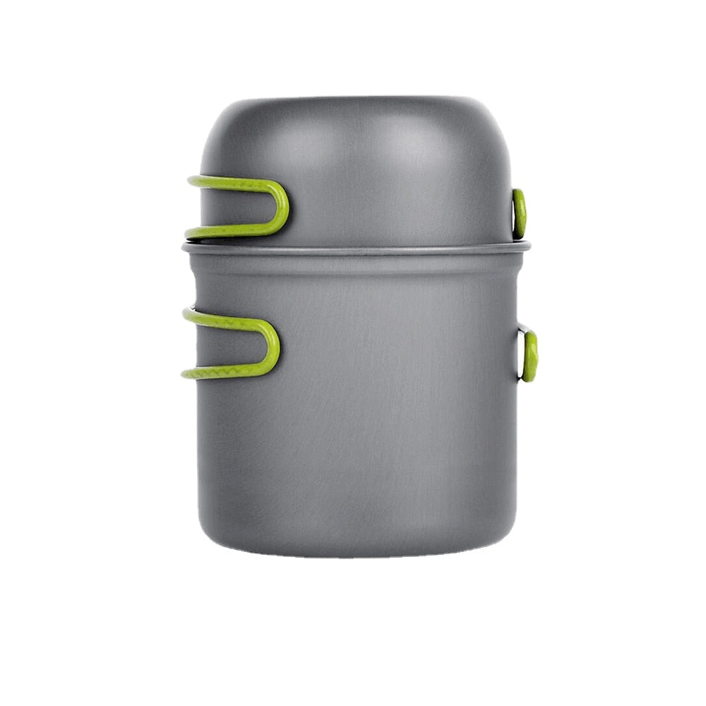 Ultralight Camping Cooking Utensils Outdoor Tableware Pot Set Hiking Picnic Travel Tourist Dishes Supplies Equipment