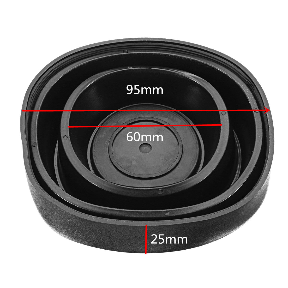 LED HID Dustproof Housing Seal Cap Cover For 55mm/70mm/80mm/90mm/95mm Headlight