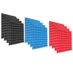 4Pcs 50x50x5cm Soundproofing Foam Acoustic Wall Panels Studio Soundproof Foam