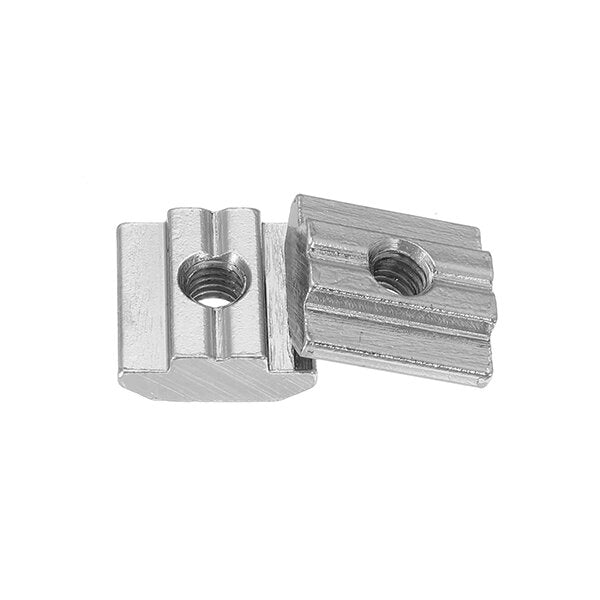50pcs M5 T Sliding Nut Carbon Steel Zin Plated T Sliding Nut for 3030 Aluminum Profile