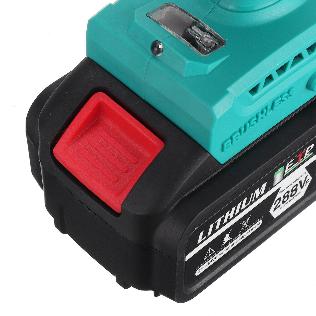 520N.M 1/2" 6200rpm Brushless Cordless Electric Wrench Forward Lock Switch Spanner