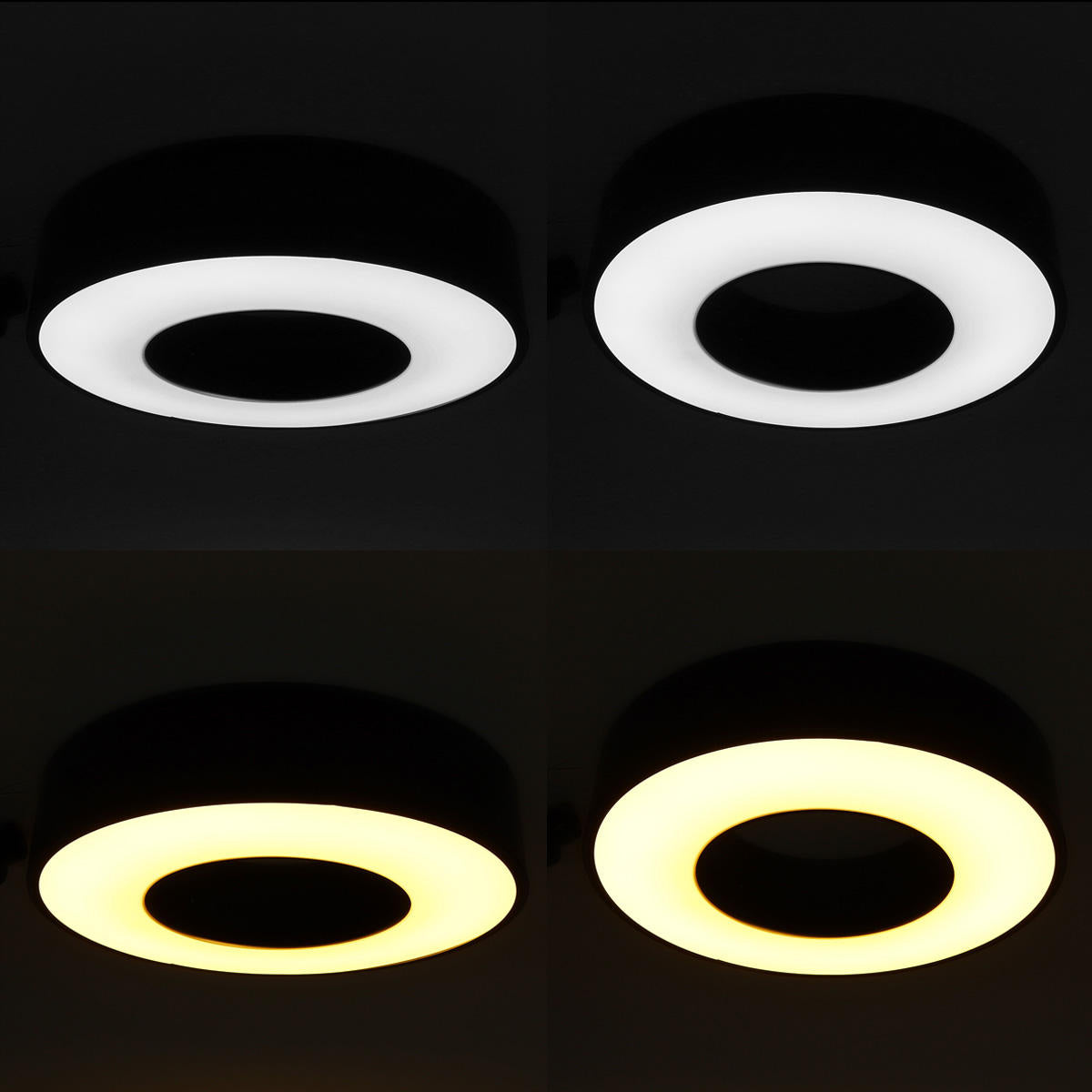 30W LED Ceiling Light Round-shape Panel Light Home 3 Colors Lighting 110V-220V
