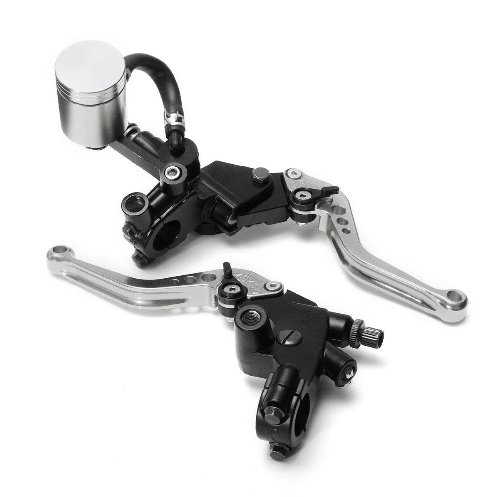 22mm 7/8 Inch Handlebar 16mm Bore Motorcycle Brake Clutch Master Cylinder Lever Reservoir