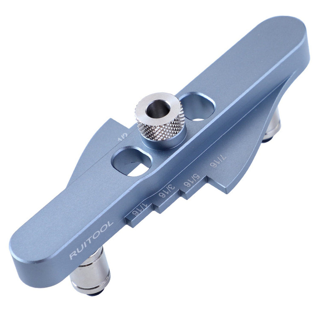 Premium Aluminum Dowel Jig Kit - Self-Centering, Precision Drill Guides, Versatile for Woodworking & DIY Projects