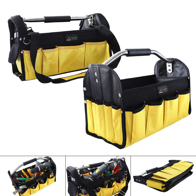 Canvas Large Capacity Electrician Tools Organizer Repair Toolkit Portable Kit