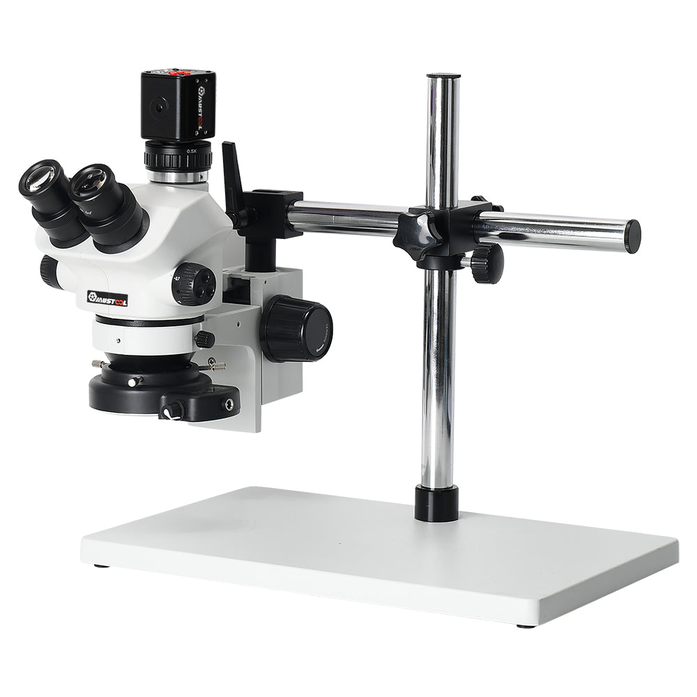 21MP 4K 1080P HDMI Video Camera Simul-Focal 3.5X-100X Continuous Zoom Stereo Trinocular Microscope CTV Adapter Barlow Lens