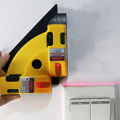 Square Laser Level 90 Degree Vertical Horizontal Line Yellow
