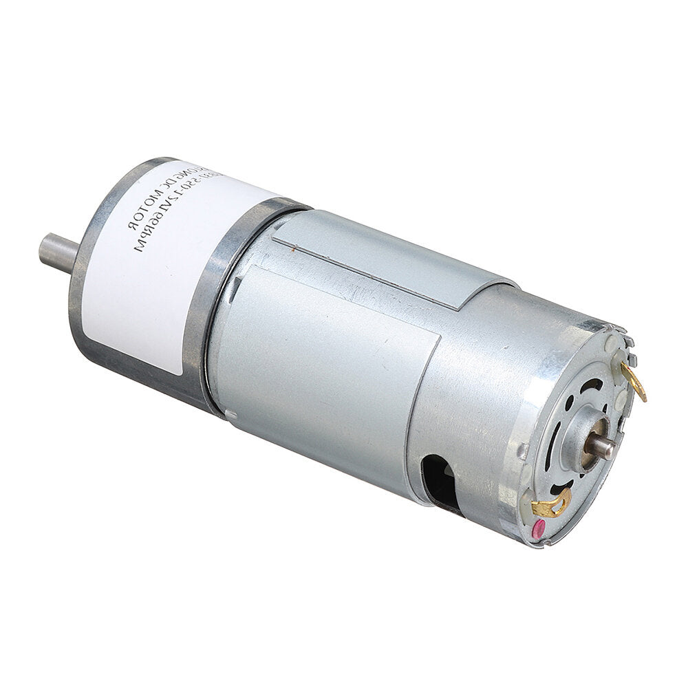 Large Torque Gear Motor DC12V Reducer Motors Reversed with Metal Gearbox Cooling Fan