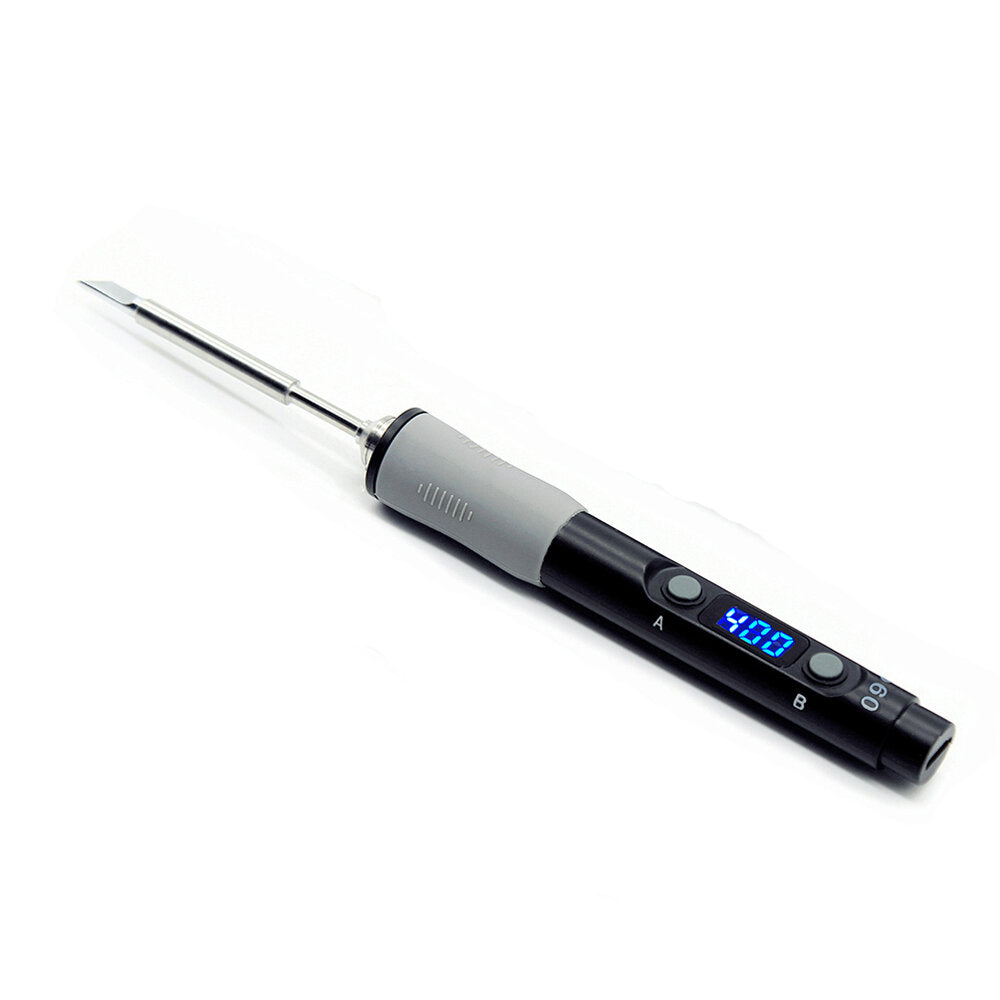 60W Digital Soldering Iron Station DC12-24V Type-C Interface 100-400 Adjustable Temperature