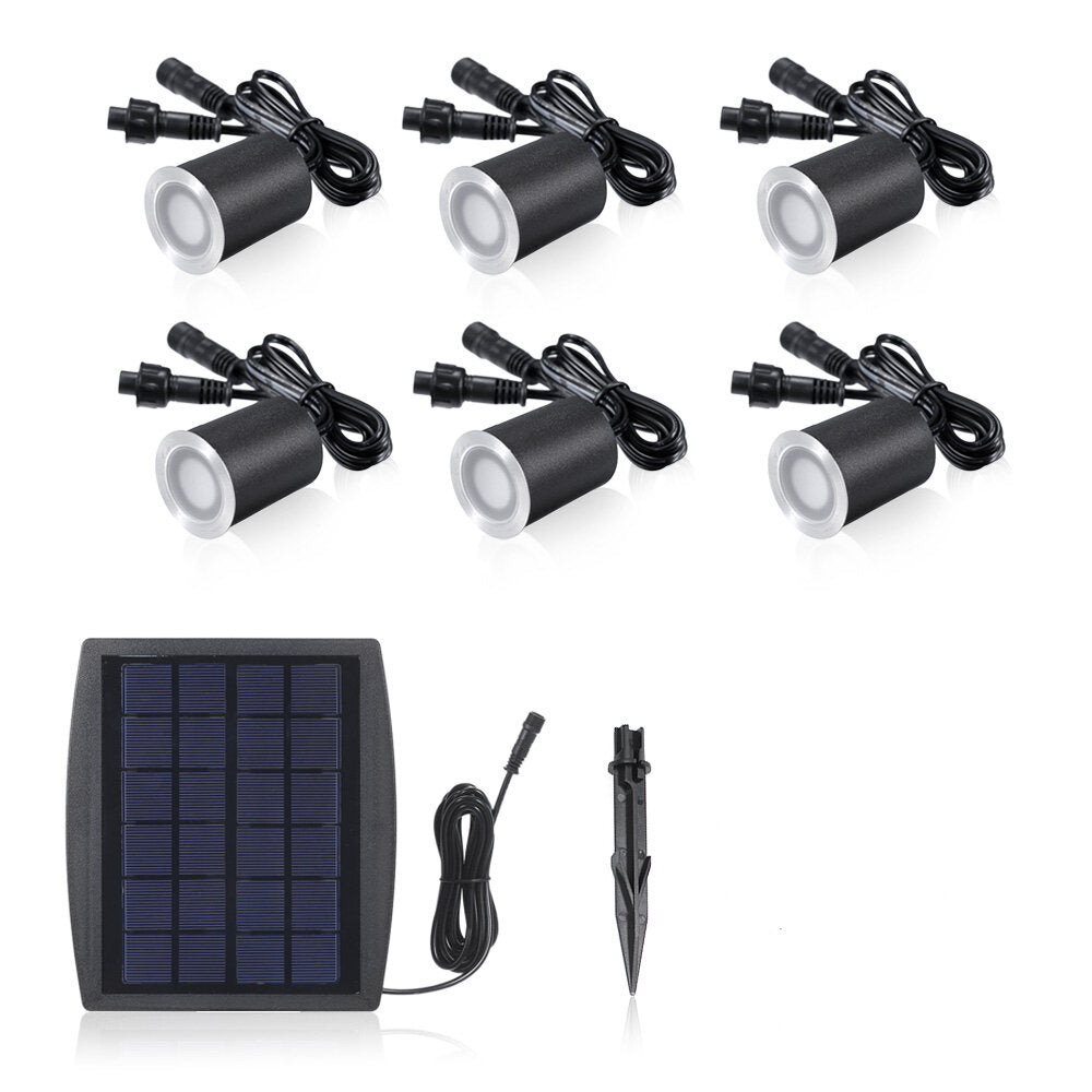 Underground Lamp Waterproof Solar Garden Light 0.2W 3.2V 6/8PCS Solar Deck Lights Sensing Garden Path LED Floor Light