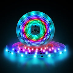Smart Wi-Fi RGB Magic LED Strip Light+40Keys IR Remote Control Work with Alexa Google Assistant Christmas Decorations