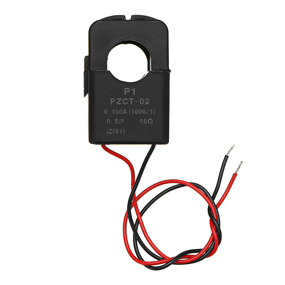 Open and Close CT 100A AC Digital Display Power Monitor Meter Voltmeter Ammeter Frequency