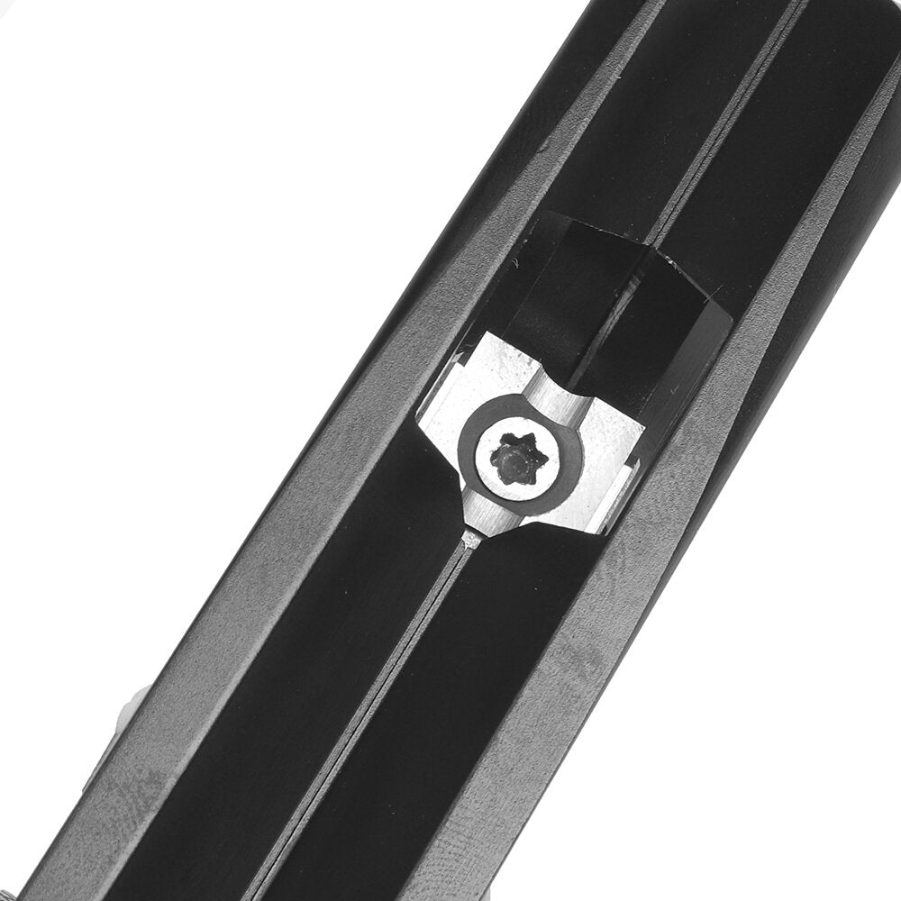 Woodworking Chamfer Plane with 3 Replacement Carbide Insert Double Cutter Edge Corner Plane Chamfering Planer