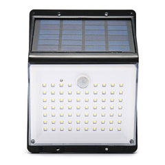 88LED 600lumen Garden LEDs Split Solar Powered Light Motion Sensor Waterproof Wall Lamp Remote/Voice Control(50dB)
