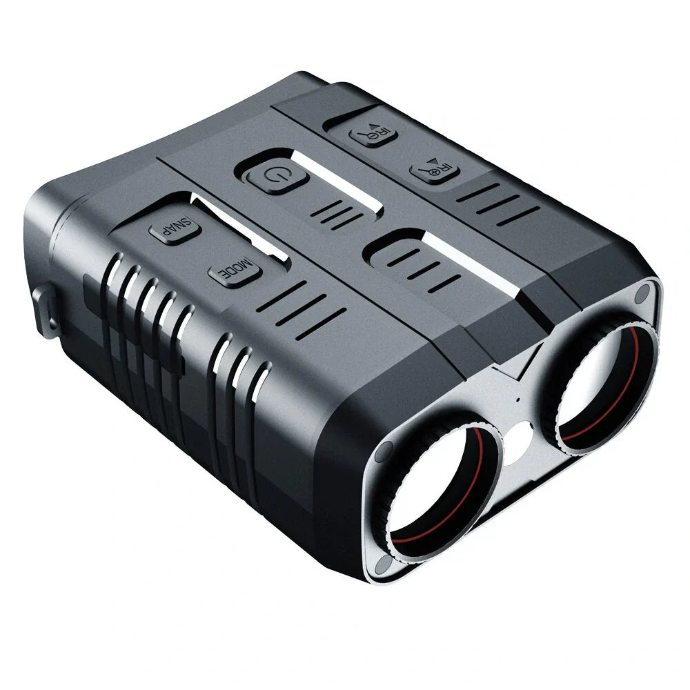 1080P Night Vision Binoculars, 5X Zoom, Rechargeable, IP54 Waterproof, 300M Range, Dual Use for Hunting & Camping