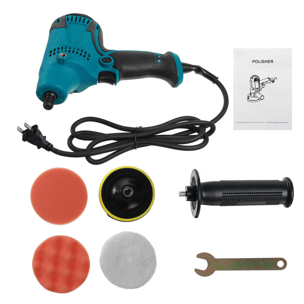 600W 5 Inch Car Polisher 6 Speed Regulated Multifunctional Electric Polishing Repair Tool