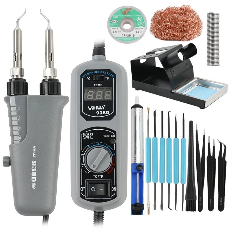 Electric Heating Tweezers Electric Heating Pliers Soldering Station for BGA SMD Repair