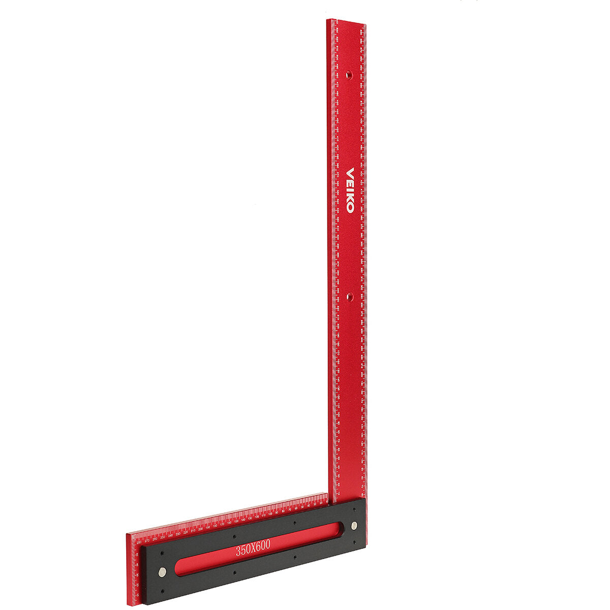 600mm Aluminum Alloy Carpenter Square - High Precision Laser-Etched Scale, Accurate 90° Right Angle, Durable Design