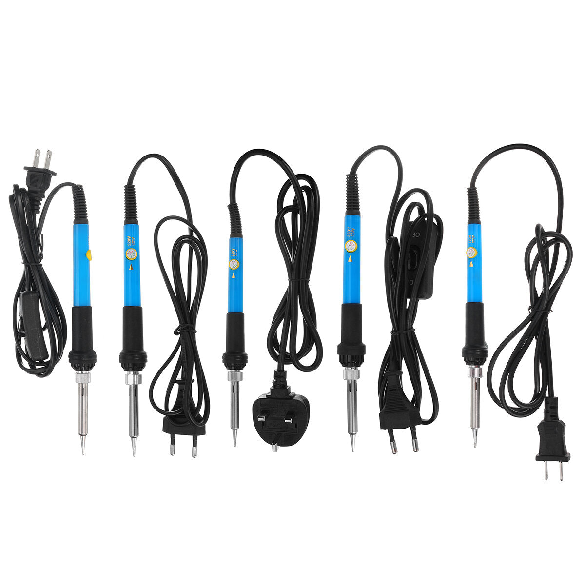 14 Pieces Soldering Iron Kit 60W Adjustable Temperature Welding Soldering Iron