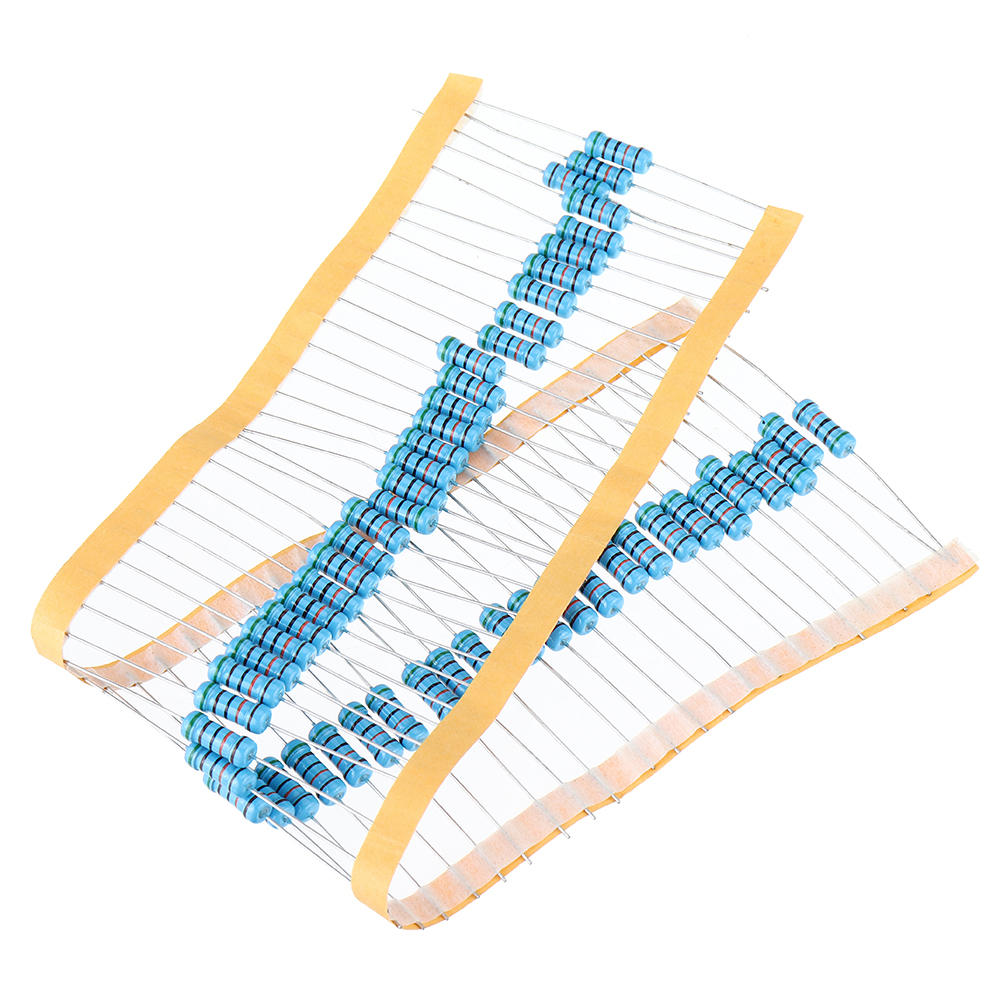 100pcs 1W Metal Film Resistor 1% 510K ohm