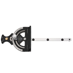 Precision Miter Gauge for Woodworking - Adjustable 0-70° Angles, CNC Precision, Black Aluminum Alloy, 1.5kg